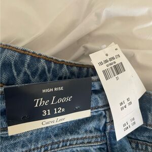 Abercrombie Curve Love Loose Fit Jeans